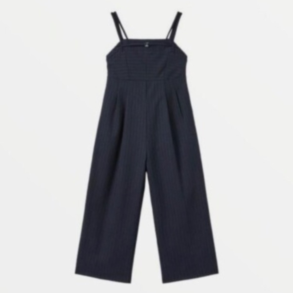 NWT Zara pinstriped jumpsuit size 11-12